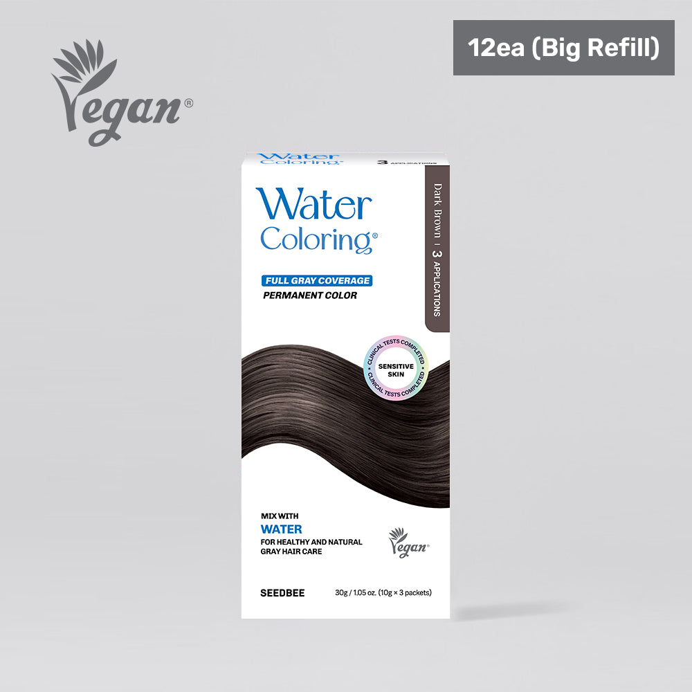 Water Coloring [Dark Brown]  12ea (Big Refill)