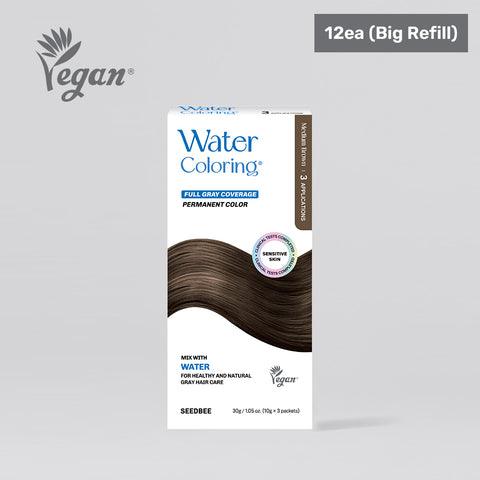 Water Coloring [Medium Brown] 12ea (Big Refill)