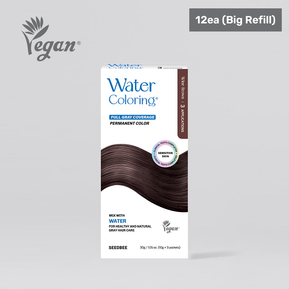 Water Coloring [Wine Brown] 12ea (Big Refill)